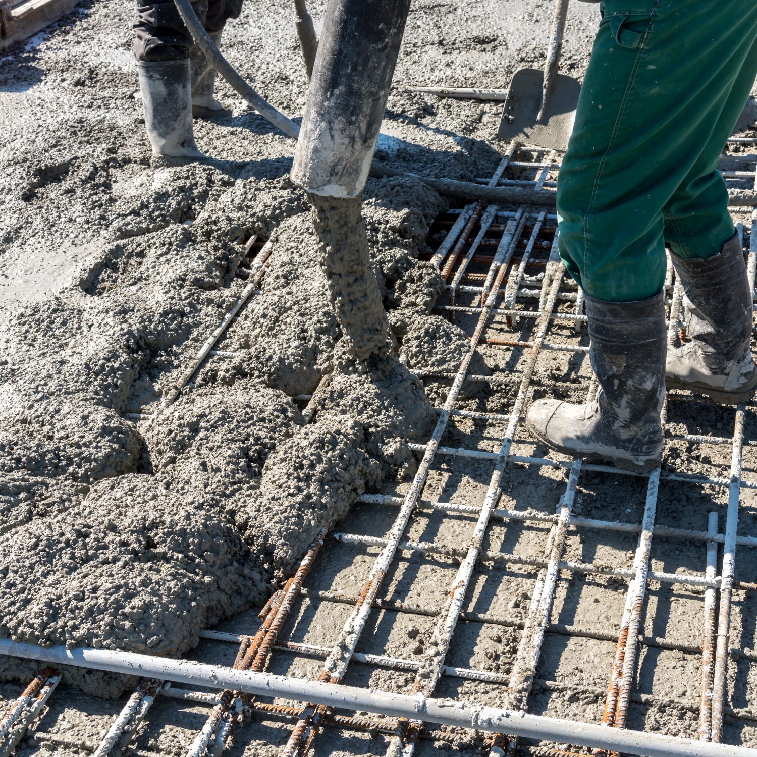 Betonplaat garage in Schoten door Smid Construct